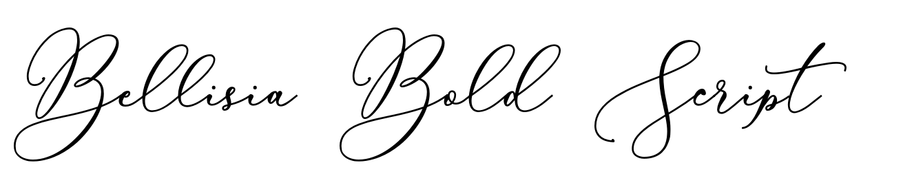 Bellisia Bold Script